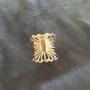 Gold Floral Filigree Statement Ring - Women Jewelry